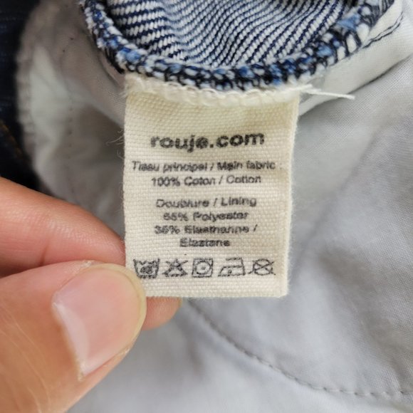 Rouje Paris Bastille High Rise Flare Crop Jeans - Picture 11 of 11